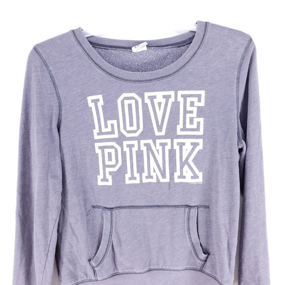 Pink Crew Neck Shirt Women's Sz Large Purple - Picture 2 of 7